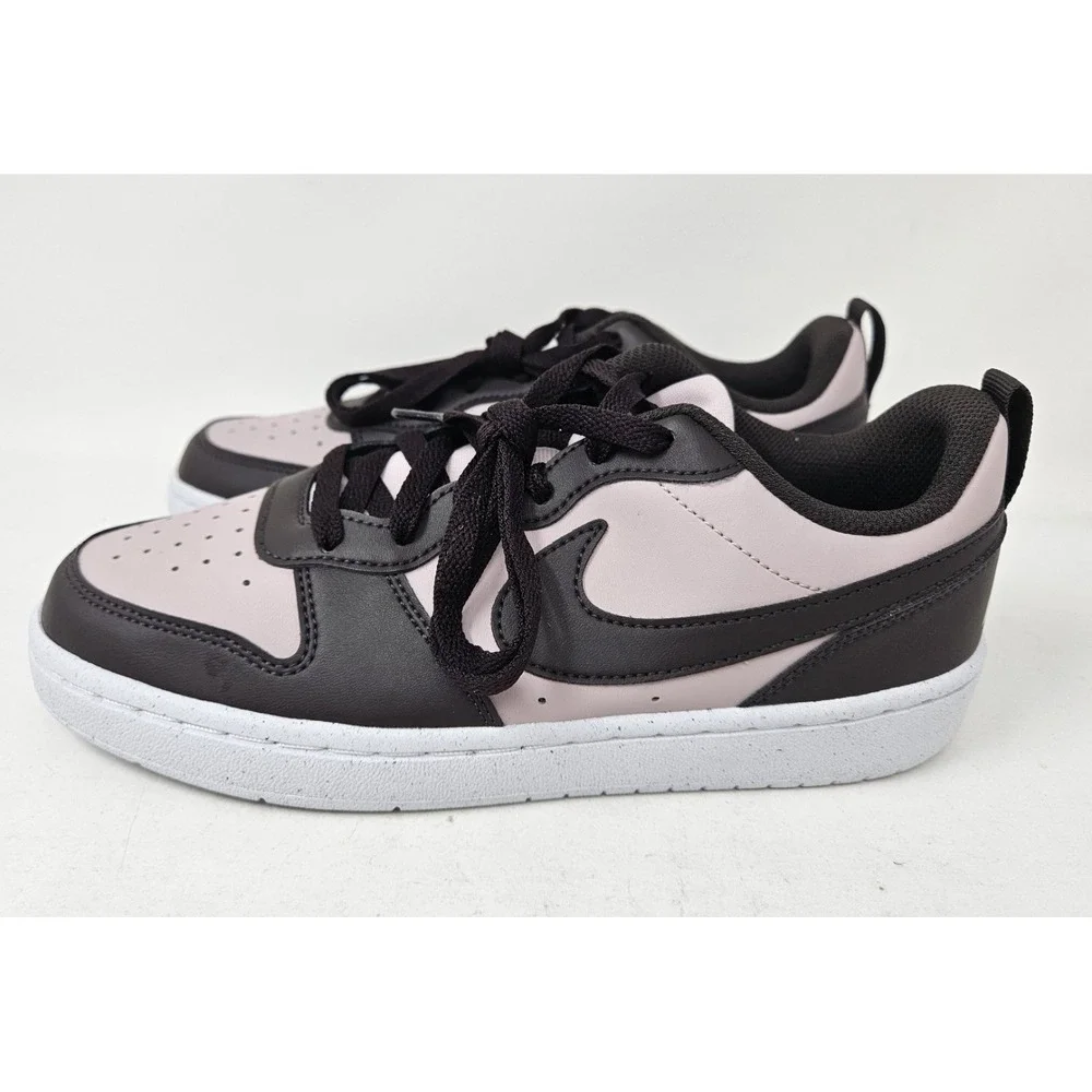 Nike Boy's Court Borough Recraft Low Top Sneakers Sz 6.5M Rose/Brwn DV5456 NEW!